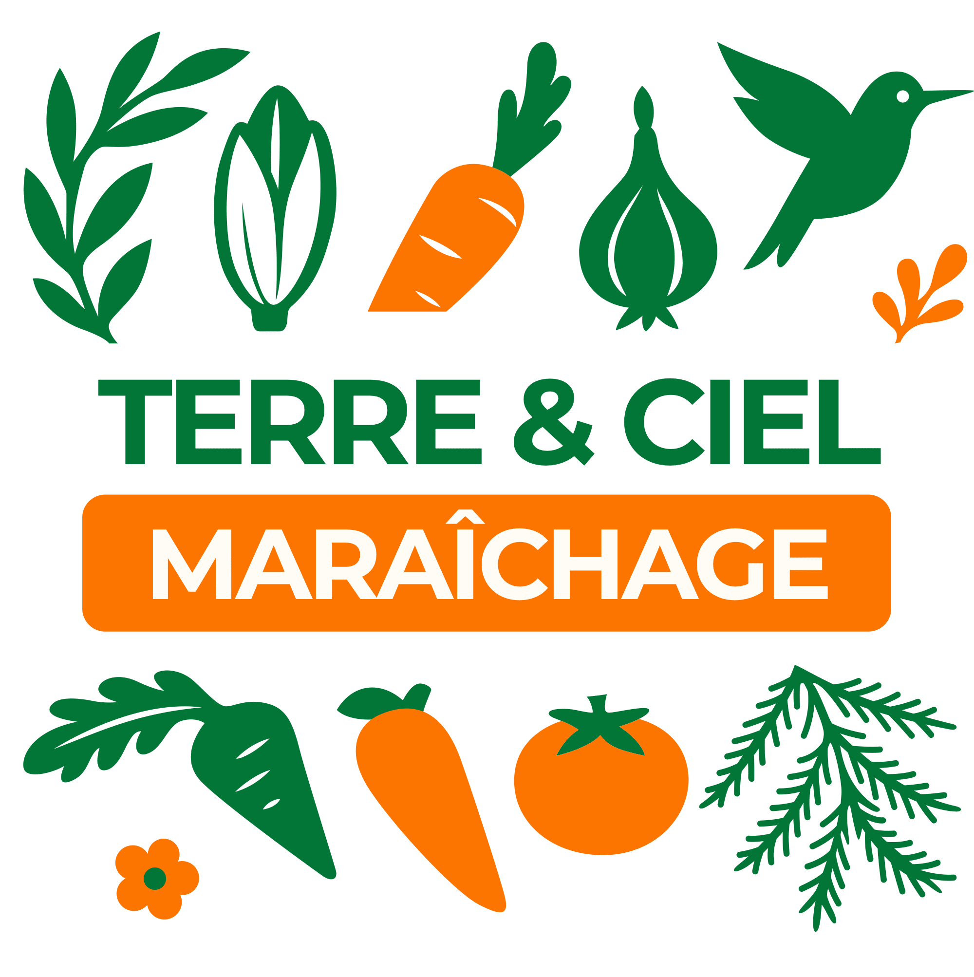 Logo Terre & Ciel Maraîchage - Maraîchage biologique à Antheit